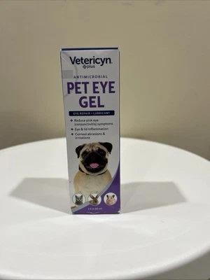 Vetericyn Plus Pet Eye Gel Lubricant Relief for Dogs Cats Pink Eye Irritation - Image 1 of 4