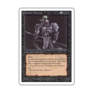 WOTC MtG Unlimited Hypnotic Specter (R) Fair+ - Picture 1 of 1