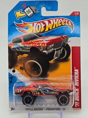 Hot Wheels - Thrill Racers - Prehistoric '12- '71 Buick Riviera - Rojo Foto 1 de 3