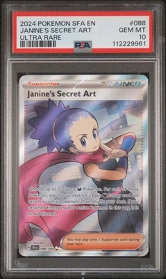 2024 POKEMON SFA EN-SHROUDED FABLE ULTRA RARE #088 JANINE'S SECRET ART PSA 10 - Image 1 of 2