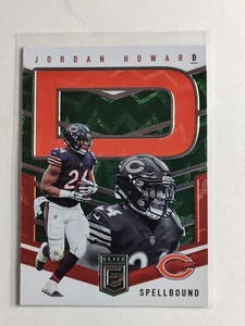 2018 Donruss Elite - Spellbound Jordan Howard #SB-JH6 Green D - Bild 1 von 2