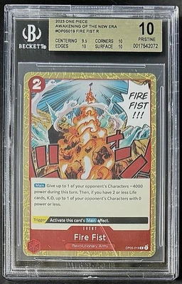 BGS 10 One Piece OP05-019 R Fire Fist - English - Awakening of the New Era - Image 1 of 2