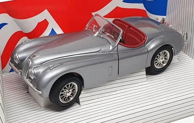 Ertl 1/18 Scale Diecast 07482 - 1948 Jaguar XK120 - Met. Grey - Image 1 of 4