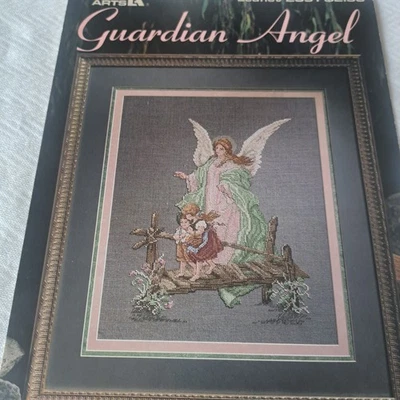 Leisure Arts Guardian Angel Cross Stitch Pattern #2091 - Image 1 of 3