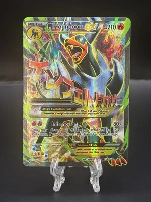 Pokemon M Houndoom EX 154/162 BREAKthrough Ultra Rare Full Art Holo - Image 1 of 4
