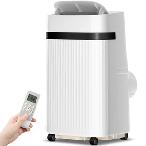 8000 BTU(12000 BTU Ashrae)Portable Air Conditioner/Fan/Dehumidifier 3 Modes Port - Picture 1 of 12