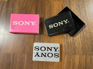 1 Deck: Selten Vintage 80er? Spielkarten - Sony (Promo Deck) - Sealed Neu - Bild 1 von 8