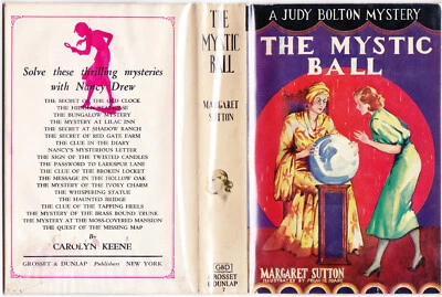 JUDY BOLTON THE MYSTIC BALL #7 SCARCE 1939 Orig WS/HB/DJ FINE-VERY FINE Early Ed - Image 1 of 4
