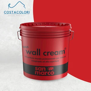 WANDFARBE FÜR INNEN WEISS ATMUNGSAKTIV WALL CREAM SAN MARCO SUPERDECKEND - Bild 1 von 1