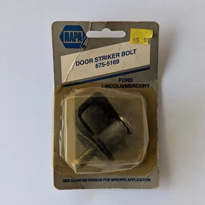 Parafuso de batente de porta vintage NAPA Ford/Lincoln/Mercury 675-5169 - Imagem 1 de 4