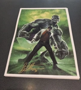 GABRIELE DELL'OTTO LITOGRAFIA HULK SIGNED - Picture 1 of 1
