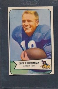 1954 Bowman #100 Jack Christiansen Lions EX *638 - Picture 1 of 1