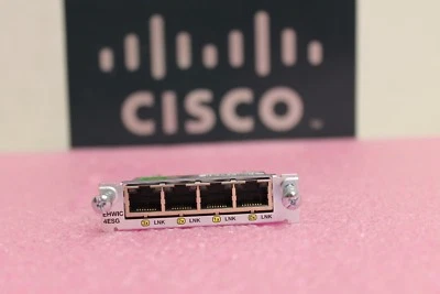 Cisco EHWIC-4ESG 4-Port Gigabit Ethernet Enhanced High Speed WAN Interface Card - Bild 1 von 4