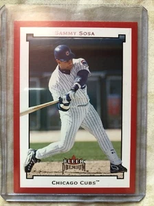 Nice 2002 Fleer Premium Sammy Sosa Star Rubies #SR 90 . #79/125 Made - Picture 1 of 21