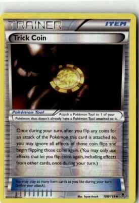 2014 XY PHANTOM FORCES TRICK COIN 108/119 REVERSE HOLO - Image 1 of 2