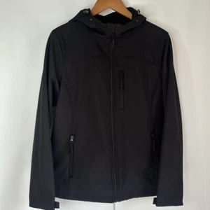 Everlast Softshell Jacket Hoodie Full Zip Sports Work Out Boxing Size Medium M - Picture 1 of 4