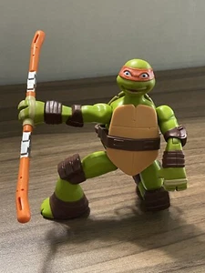 Figura de acción Tmnt Miguel Ángel con Spinning Bo Staff Playmates 2014 7 pulgadas - Imagen 1 de 5