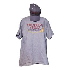 Fruitful Yield Health Foods Collectible Unisex XL T-Shirt & Snapback Hat HTF 