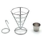 Metal Wire Paper Cones Holder for Food Ice Cream Holder Buffet Dinner Home Party