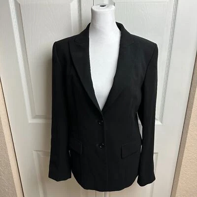 Blazer negro de dos botones para mujer Made in Slovakia of Benneton talla 42 Foto 1 de 4
