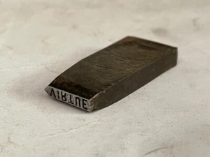 OLD VINTAGE RARE HANDMADE VIRTUE RUSTIC IRON PRINTING PRESS SEAL / STAMP - Picture 1 of 12