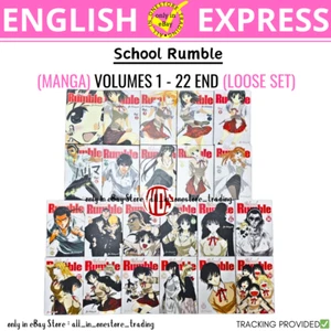 SCHOOL RUMBLE Manga Band 1-22 (Ende) Comic englische Version lose Set brandneu - Bild 1 von 27