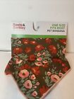 Floral Dog Pet Bandana Boots And Barkley One Size Fits Most FREE SHIPPING