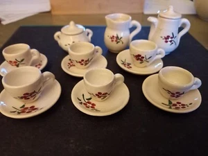 17 tlg., Kaffee- Teeservice, Mini, Puppenservice 50er Jahre Puppengeschirr - Bild 1 von 5