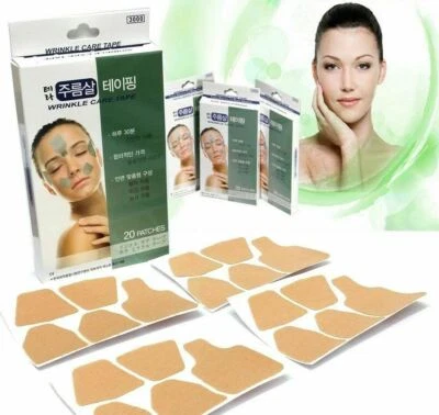 (Wholesale) TERA Wrinkle Care Tape Frown Lines Eye Rims Taping 20 Patches