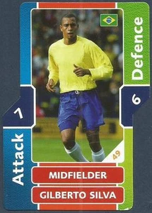 TOPPS MATCH ATTAX WORLD CUP 2006- #049-BRAZIL-GILBERTO SILVA - Picture 1 of 1