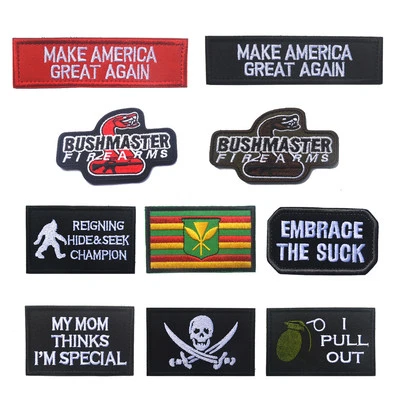 Embroidered Snake Funny Say Hook Loop Patch For Cap Jacket Vest Fastener Badge - Image 1 of 2