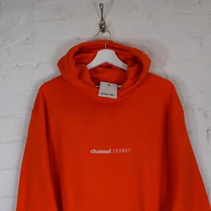Embroidered Channel Orange easy orange Hoodie Hooded Top by AF - Picture 1 of 4