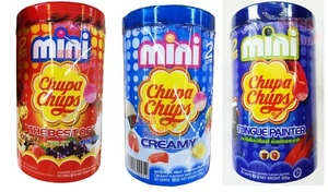 50 x Mini Chupa Chups Lollipops The Best of COLA FRUIT CREAMY Strawberry Orange - Picture 1 of 13