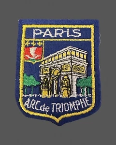 Paris Arc De Tromphre Arch Monument Travel Patch - Picture 1 of 2