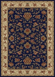 6x8 Radici Blue Traditional Italian Border 1597 Rug - Approx 5' 5'' x 7' 7'' - Picture 1 of 1