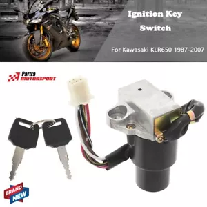 Ignition Key Switch For Kawasaki KLR650 KLR 650 1987-2007 NEW - Bild 1 von 9
