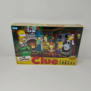 The Simpsons Clue Parker Brothers Classic Detective Game 2nd Edition 2002 Sealed - Bild 1 von 7