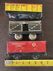 3 Vintage Marx Model Train Cars - Picture 1 of 6