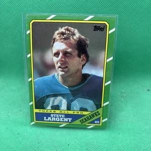 1986 Topps football #203 All-Pro Steve Largent Seattle ￼Seahawks - Picture 1 of 2