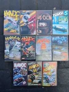 HAVOC MOTORCYCLE CRASH VIDEOS - 11 VHS DUKE VIDEOS - No.1 - No.12 - Photo 1/1
