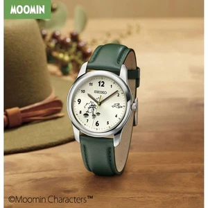 MOOMIN SEIKO Snufkin Fishing Time Official Licensed Watch Leather Strap #707EK30 - Picture 1 of 4