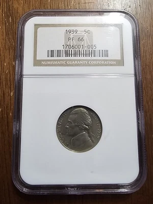 1939 Reverse of 1938 Proof Jefferson Nickel NGC PR66 Light Toning - Image 1 of 4