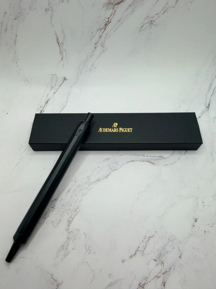 Audemars Piguet Royal Oak Titanium Ballpoint Pen Black- Refillable, New in Box - Image 1 of 3