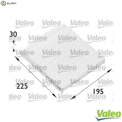 FILTER CABIN AIR 698512 FOR RENAULT SCENIC/MPV MEGANE/Scenic F4P722/720 1.8L - Image 1 of 4