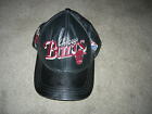 Chicago Bulls Leather Black Cap,Classy Look,Quality Gift