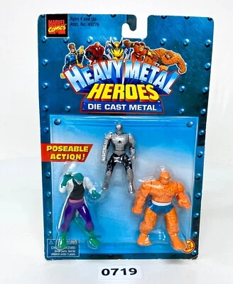 Heavy Metal Heroes Die Cast Metal Armored Spider-Man - Lizard Thing ToyBiz 1999 Foto 1 de 4