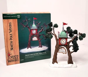 Dept 56 Welcome To North Pole Woods Gateway Entrance with Box #56920 - Picture 1 of 6