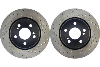 Par de rotores de freno de disco Stoptech trasero para Mercedes-Benz SL600 1994-2002 (45786) Foto 1 de 4