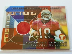 2002 Topps Pristine Keyshawn Johnson Jersey Card. Tampa Bay Buccaneers - Picture 1 of 1