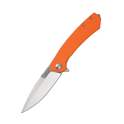 GANZO Adimanti Skimen-OR D2 Steel Orange G10 Handle Scales US Seller - Image 1 of 4